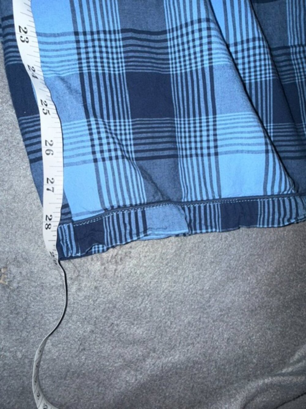 Psycho Bunny Men's Pajama Jounge Pants Blue Plaid Cotton Size XL - Picture 5 of 6